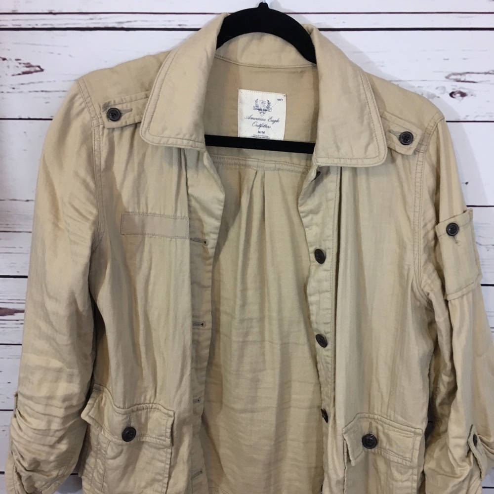 Khaki Cargo Jacket